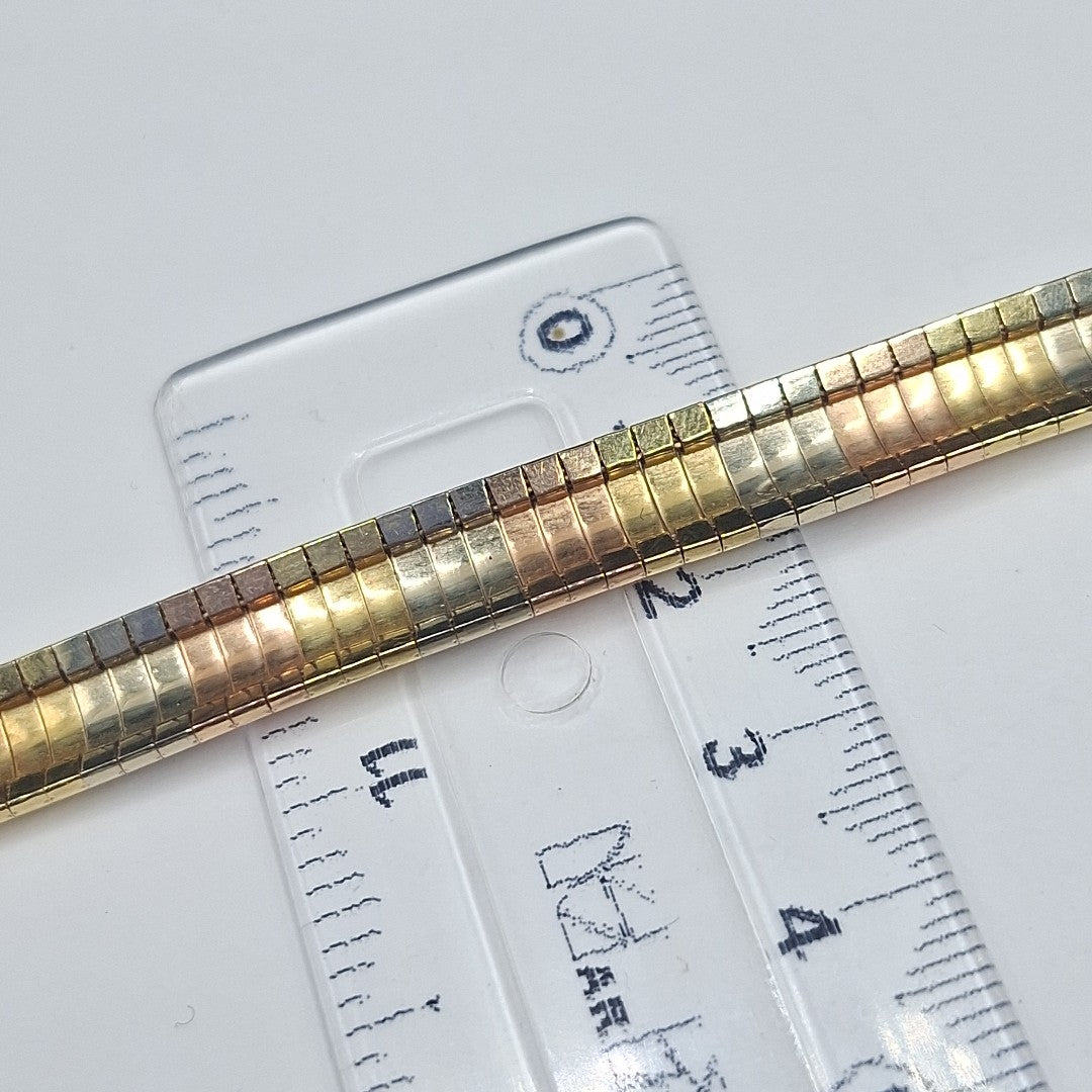 PULSERA ORO, ORO COMBINADO 14 K 16.5 GRMS (SEMINUEVO)