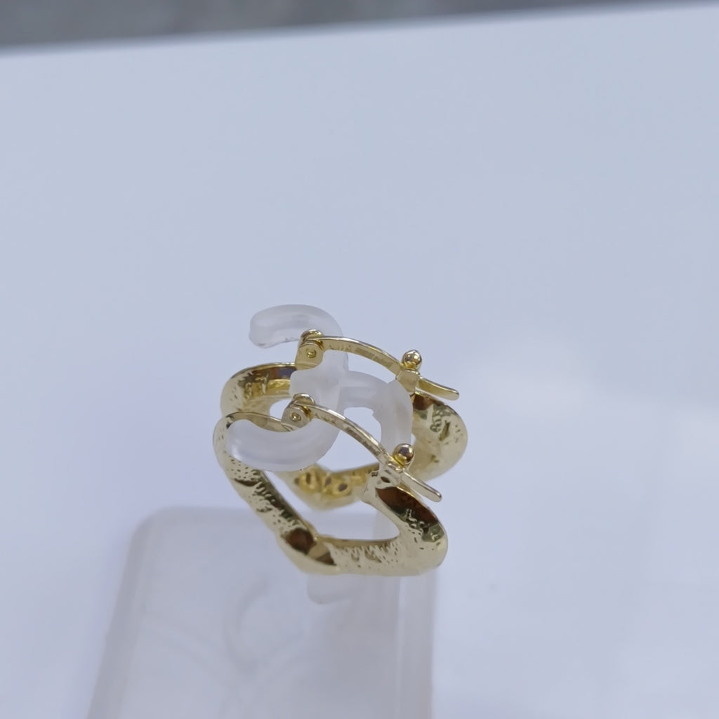 ARETES ARRACADAS 14K 1.8 GR (NUEVO)