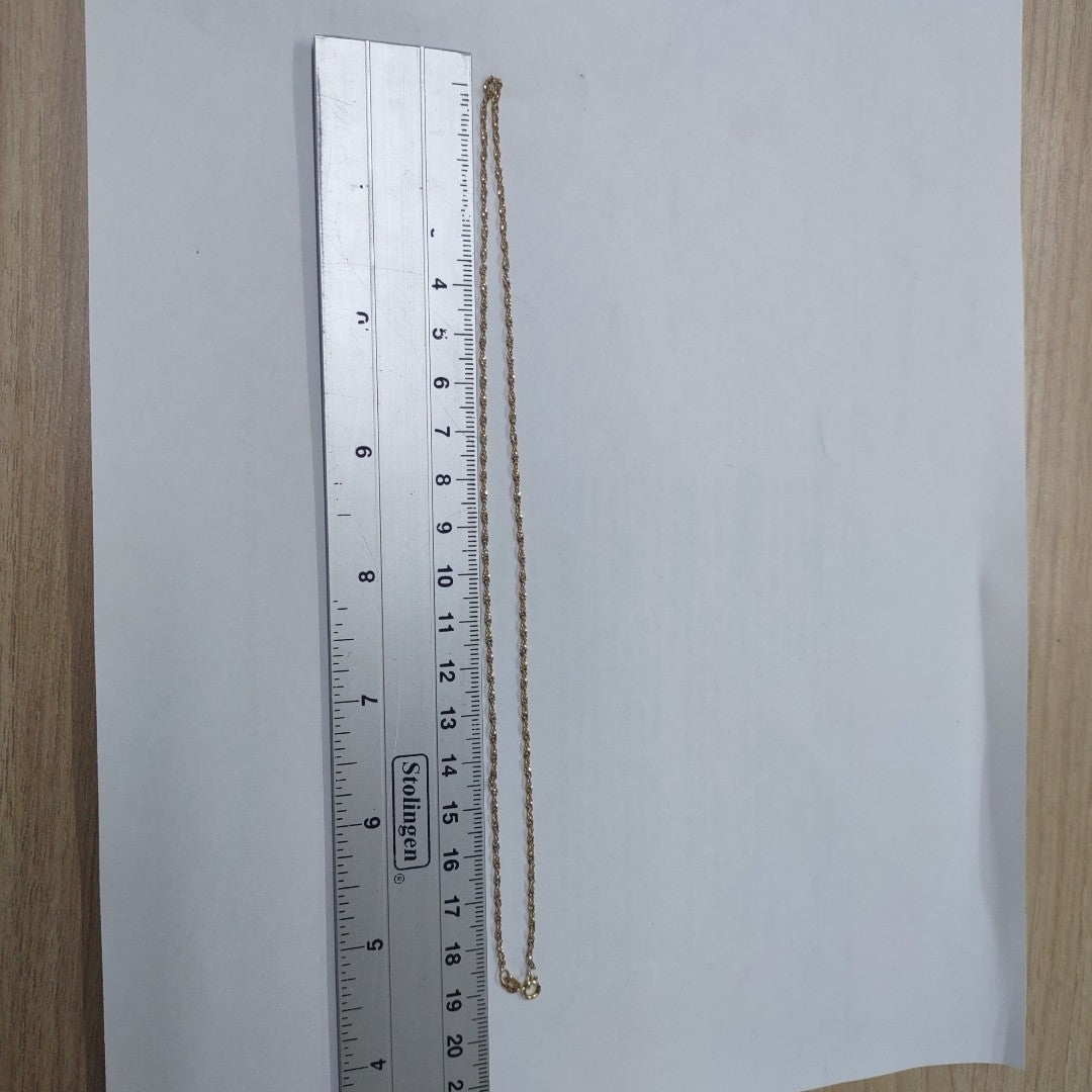 CADENA ORO 14 K 1,60 GRMS (SEMINUEVO)