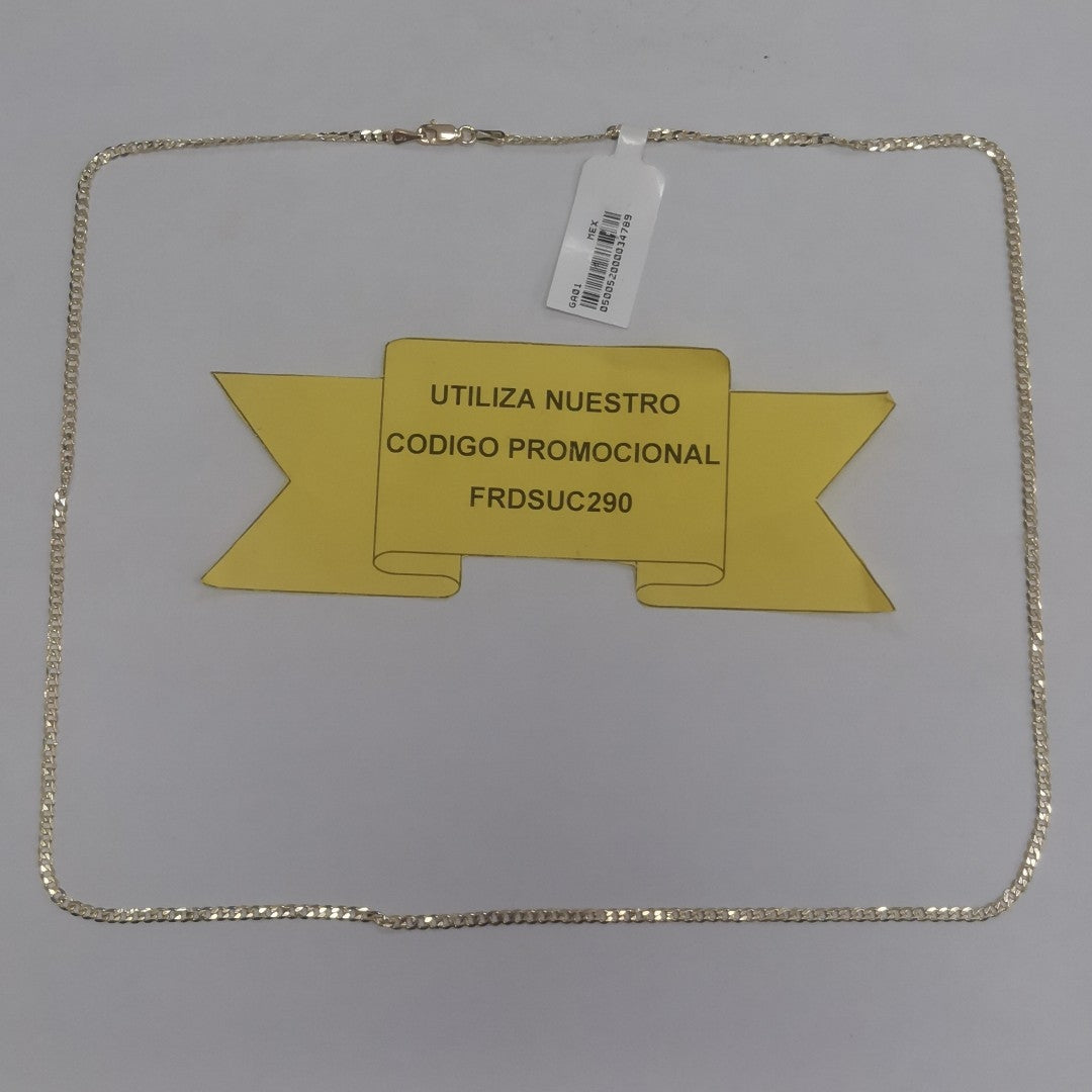 CADENA BARBADA 14K 60 CM 5.9 GR (NUEVO)
