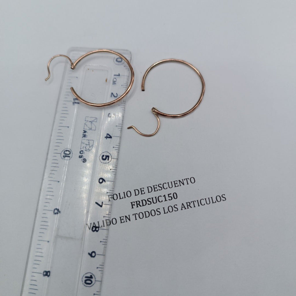 ARRACADAS PAR ORO 8 K 2 GRMS (SEMINUEVO)