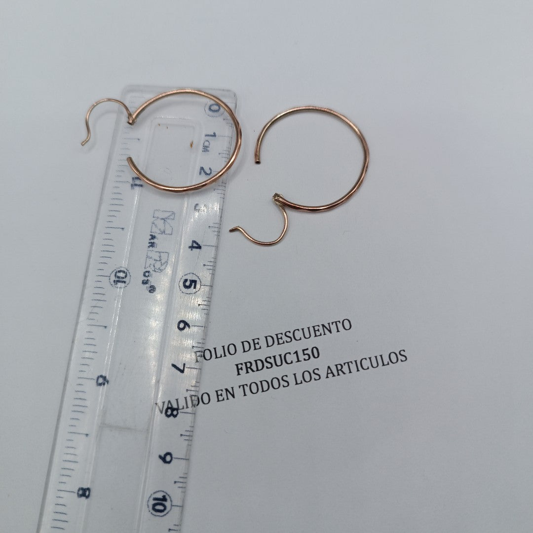 ARRACADAS PAR ORO 8 K 2 GRMS (SEMINUEVO)