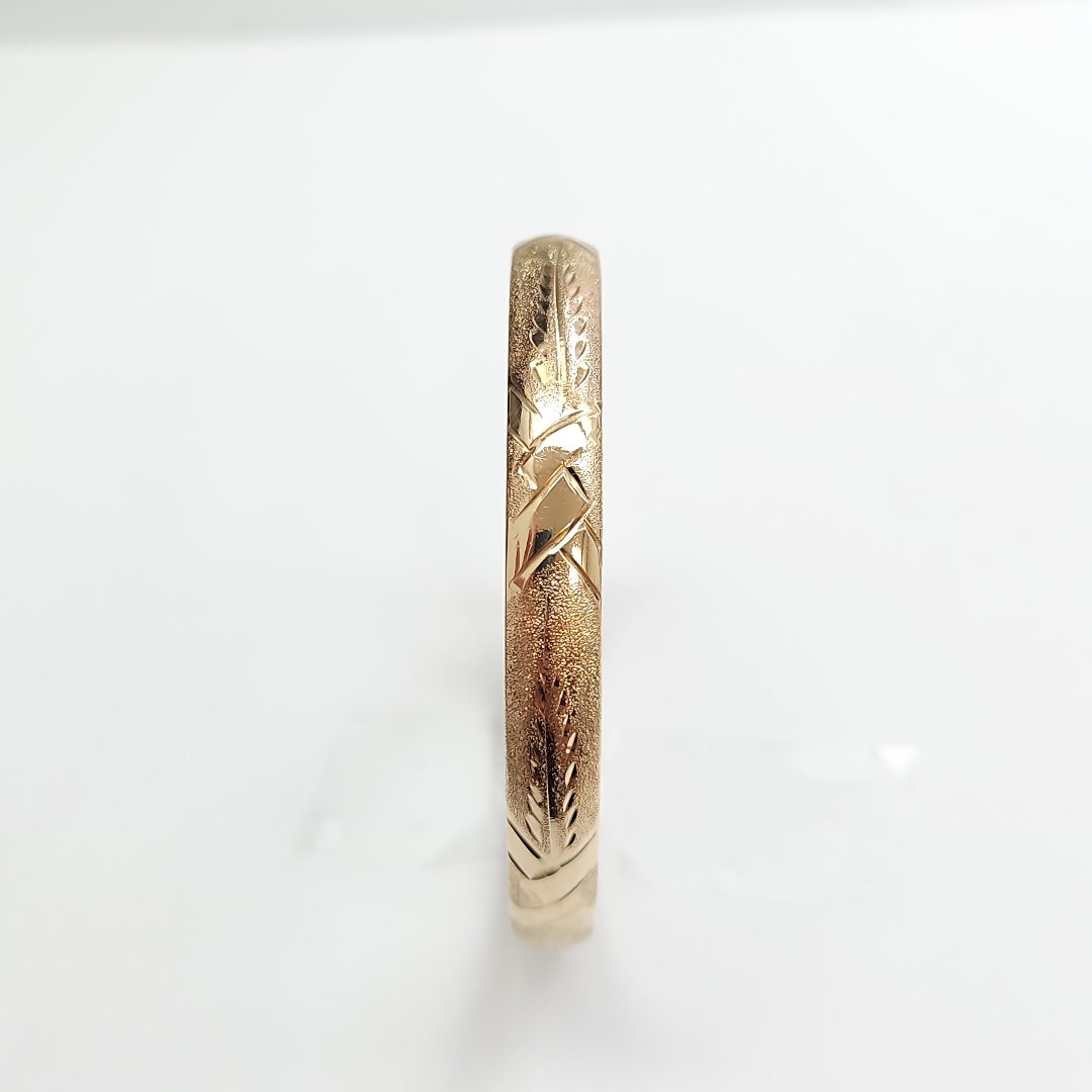 PULSERA RIGIDA ORO 14 K 5.7 GRMS (SEMINUEVO)