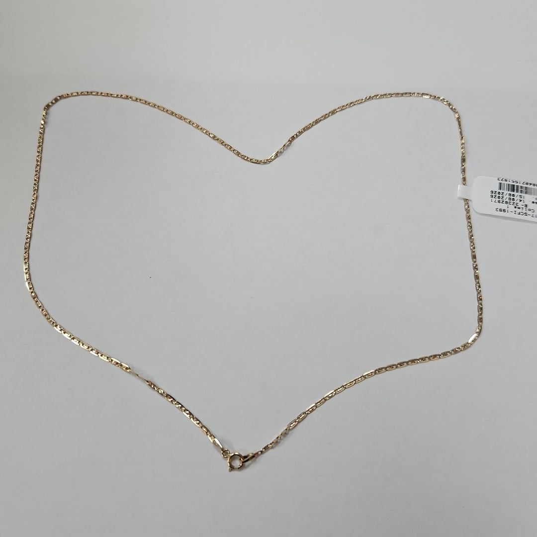 CADENA ORO COMBINADO 10 K 1,90 GRMS (SEMINUEVO)