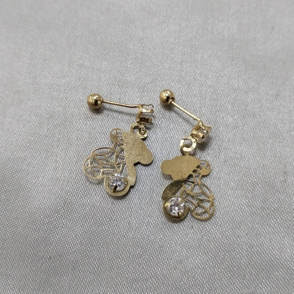 ARETES PAR ORO 10 K 0.6 GRMS (SEMINUEVO)