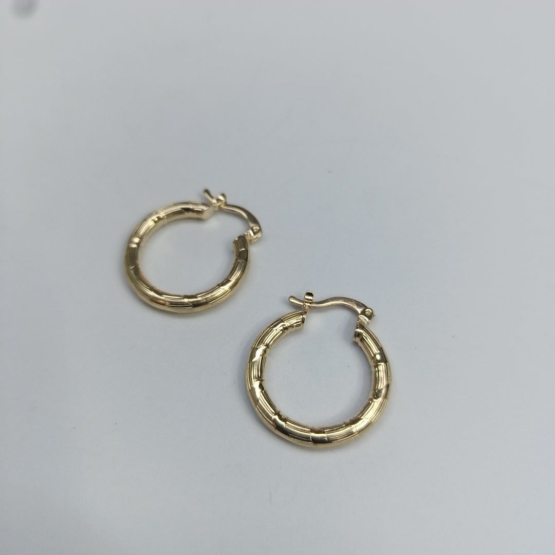 ARETES ARRACADAS 14K 2.6 GR (NUEVO)