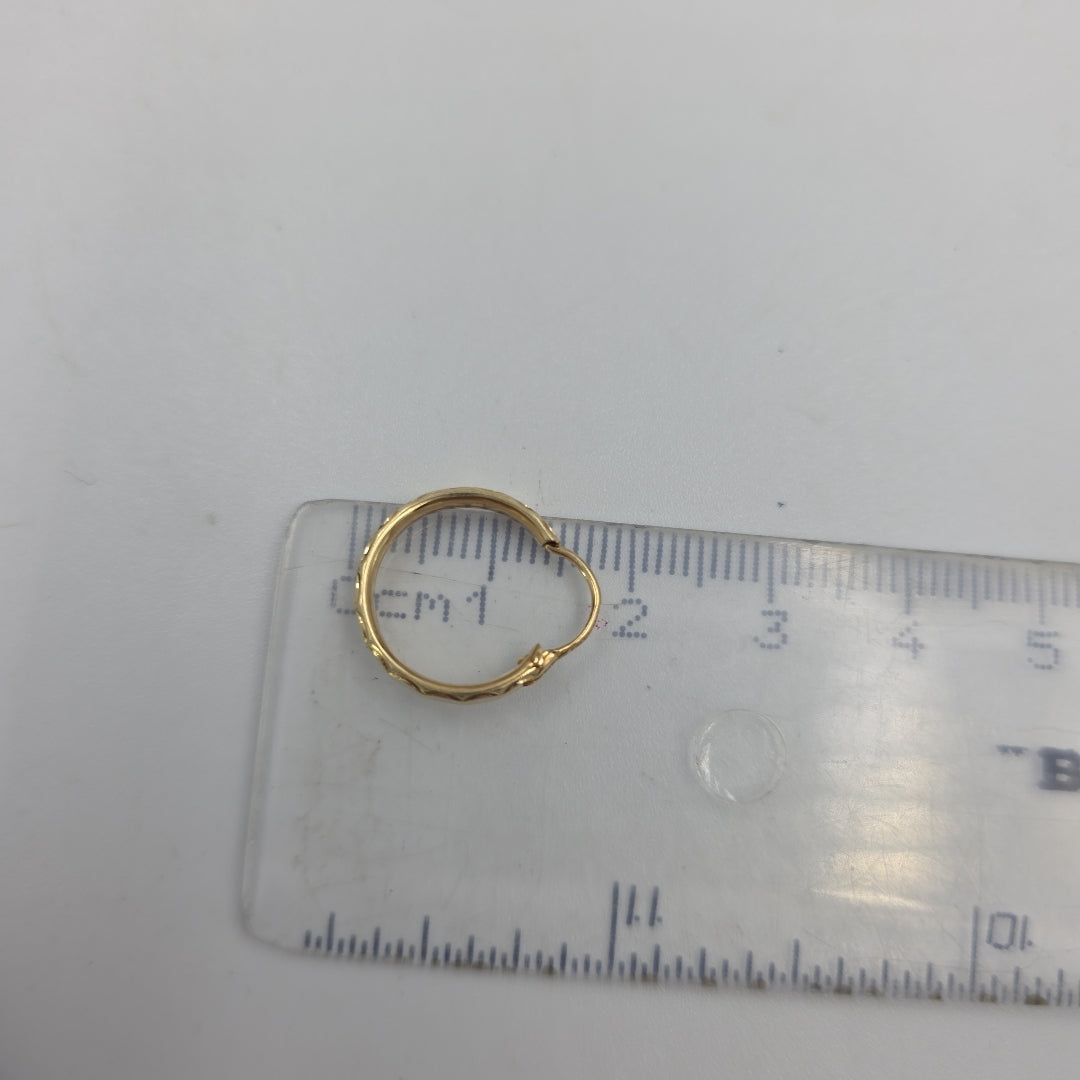 ARRACADAS PAR ORO 14 K 1,20 GRMS (SEMINUEVO)