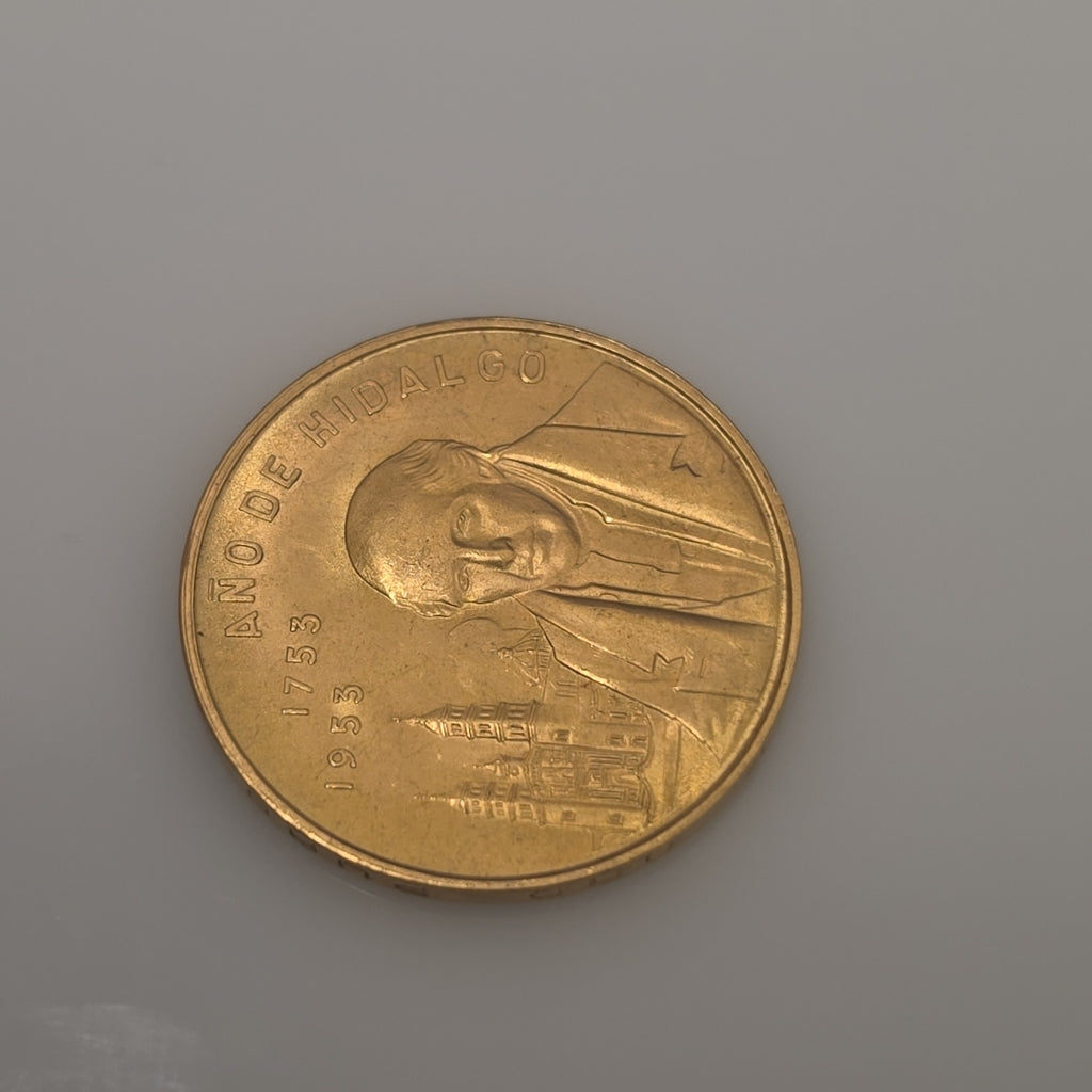 MEDALLA CONMEMORATIVA ORO 21 K 16.6 GRMS (SEMINUEVO)