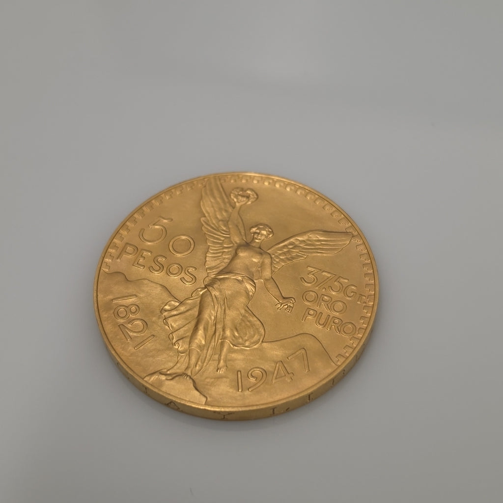 K1 41.6 GRMS 21 K IDENTIFICACIÓN MONEDA NOMINATIVA MONEDAS PESOS 50 PESOS (SEMINUEVO)