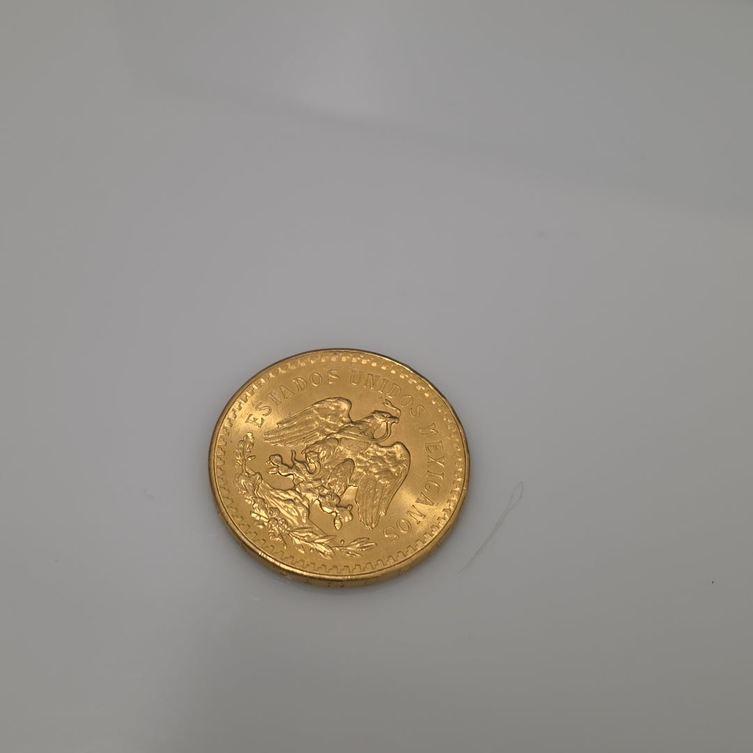 K1 41.6 GRMS 21 K IDENTIFICACIÓN MONEDA NOMINATIVA MONEDAS PESOS 50 PESOS (SEMINUEVO)