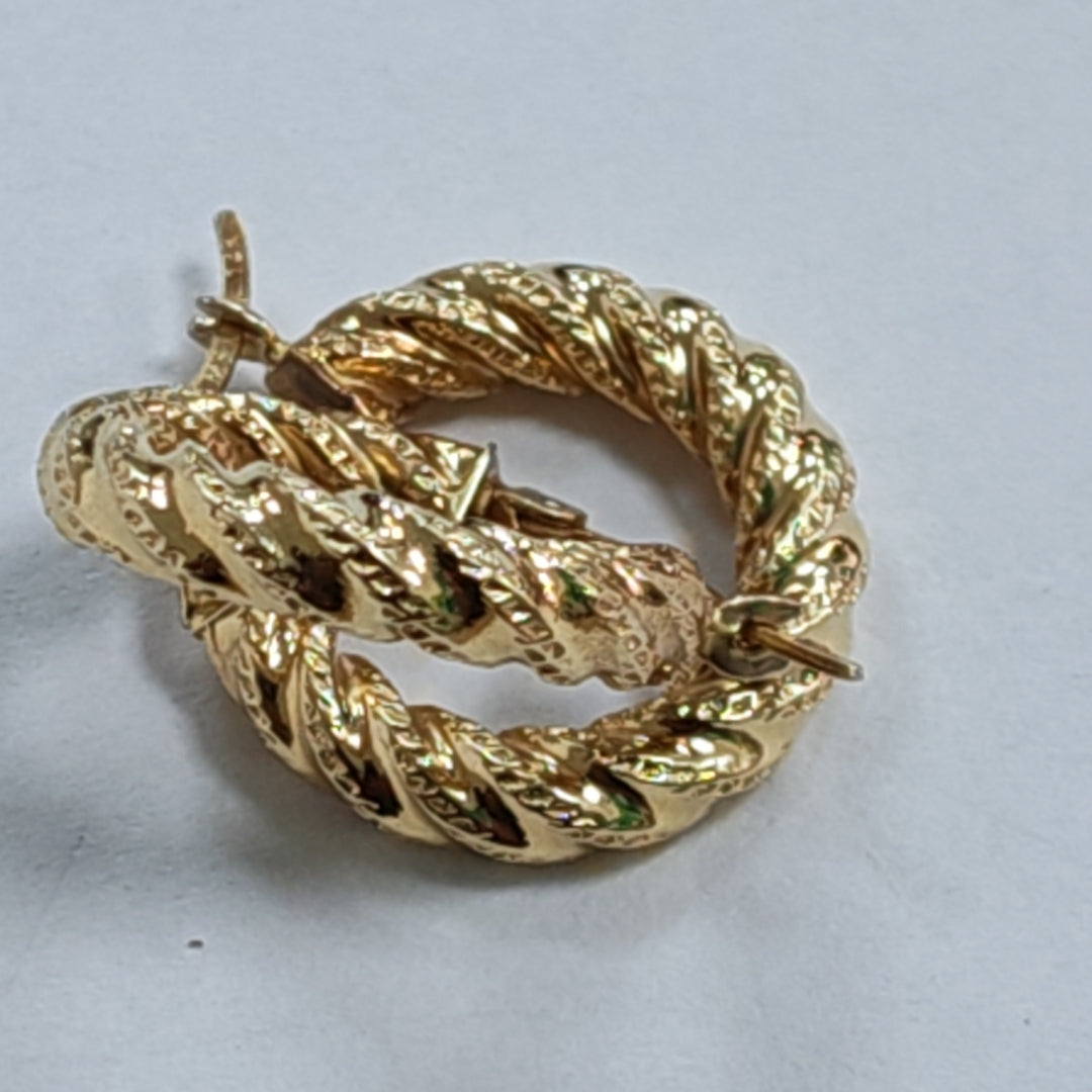 ARRACADAS PAR ORO 14 K 2,50 GRMS (SEMINUEVO)
