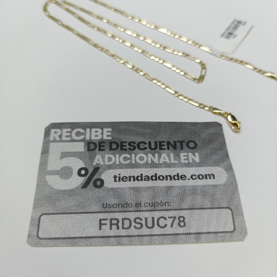 CADENA 3X1 14K 50 CM 4.4 GR (NUEVO)