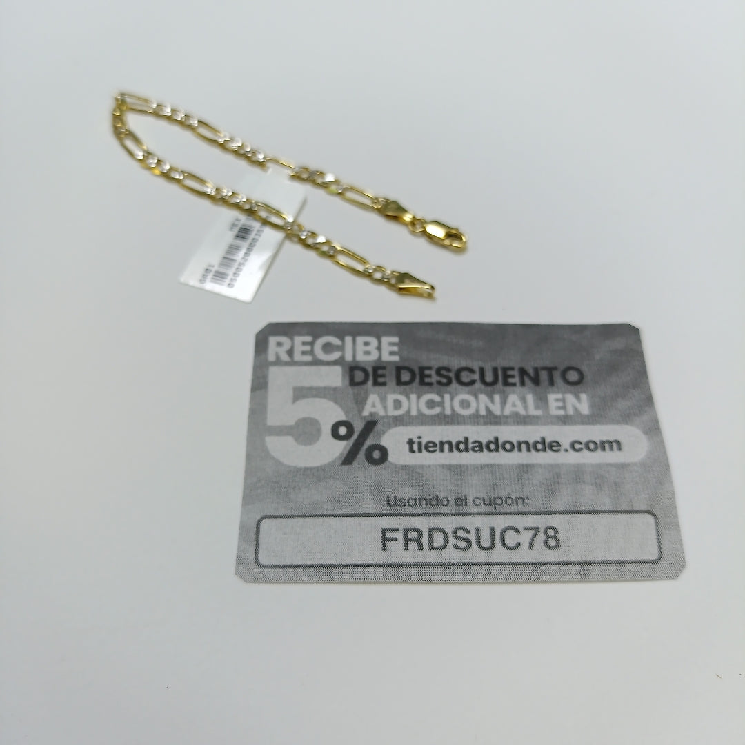 PULSERA 3X1 14K 18 CM 3.9 GR (NUEVO)
