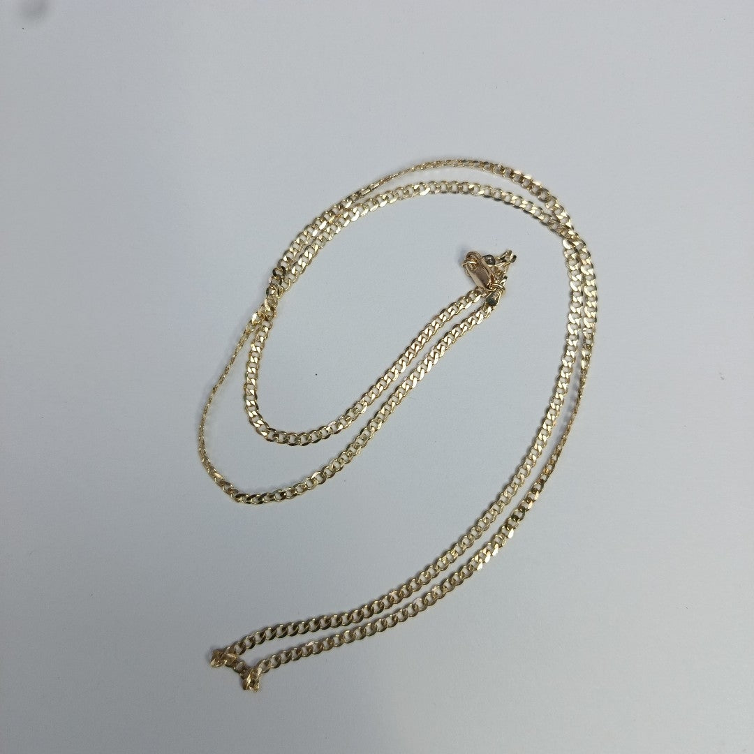 CADENA BARBADA 14K 60 CM 6 GR (NUEVO)