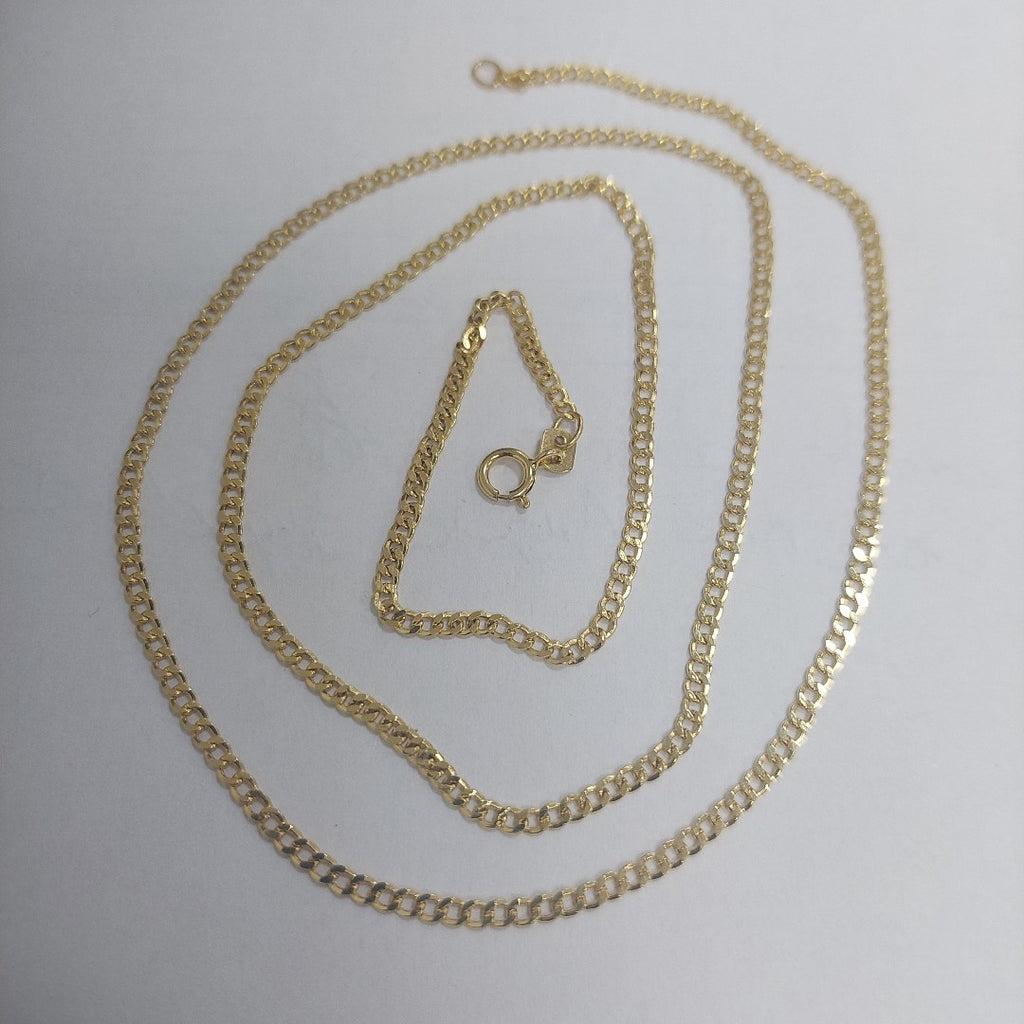 CADENAS BARBADA AMARILLA ORO 14K 2.1 (NUEVO)