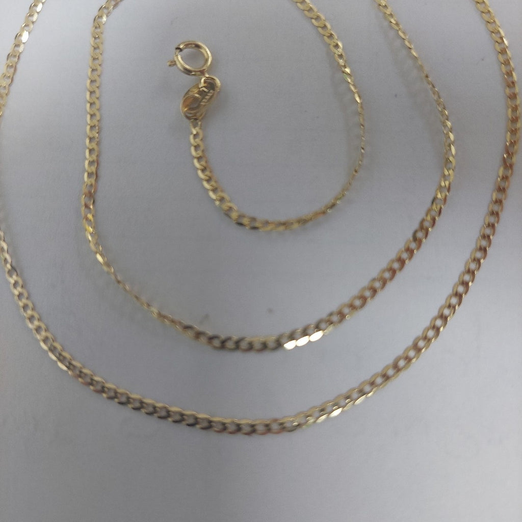 CADENAS BARBADA AMARILLA ORO 14K 2.1 (NUEVO)