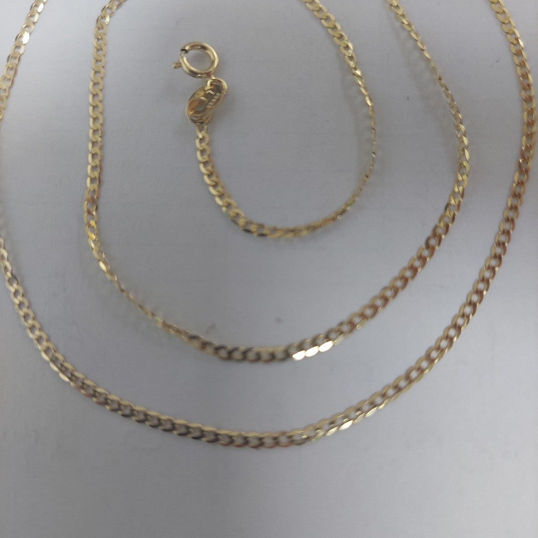 CADENAS BARBADA AMARILLA ORO 14K 2.1 (NUEVO)