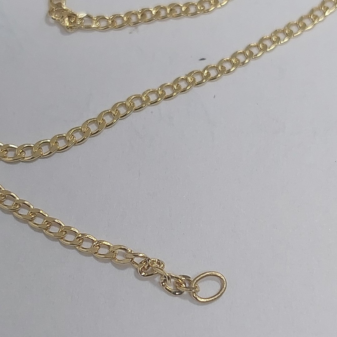 CADENAS BARBADA AMARILLA ORO 14K 1.8 (NUEVO)