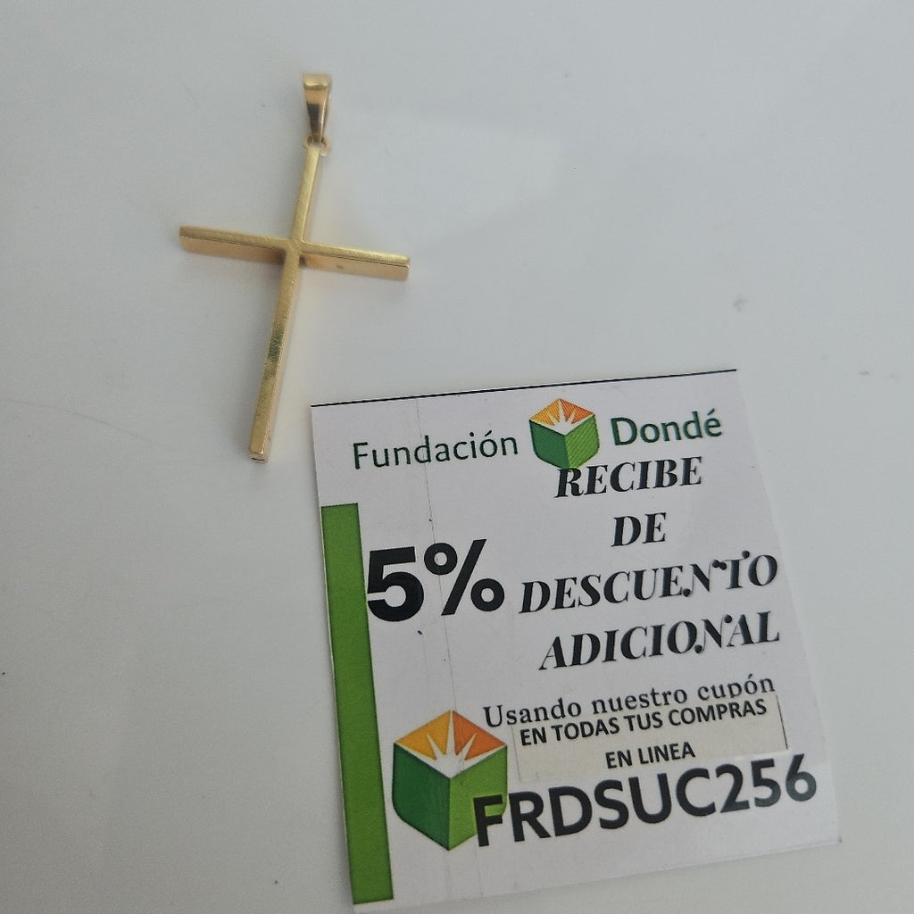 CRUZ ORO 14 K 8.8 GRMS (SEMINUEVO)