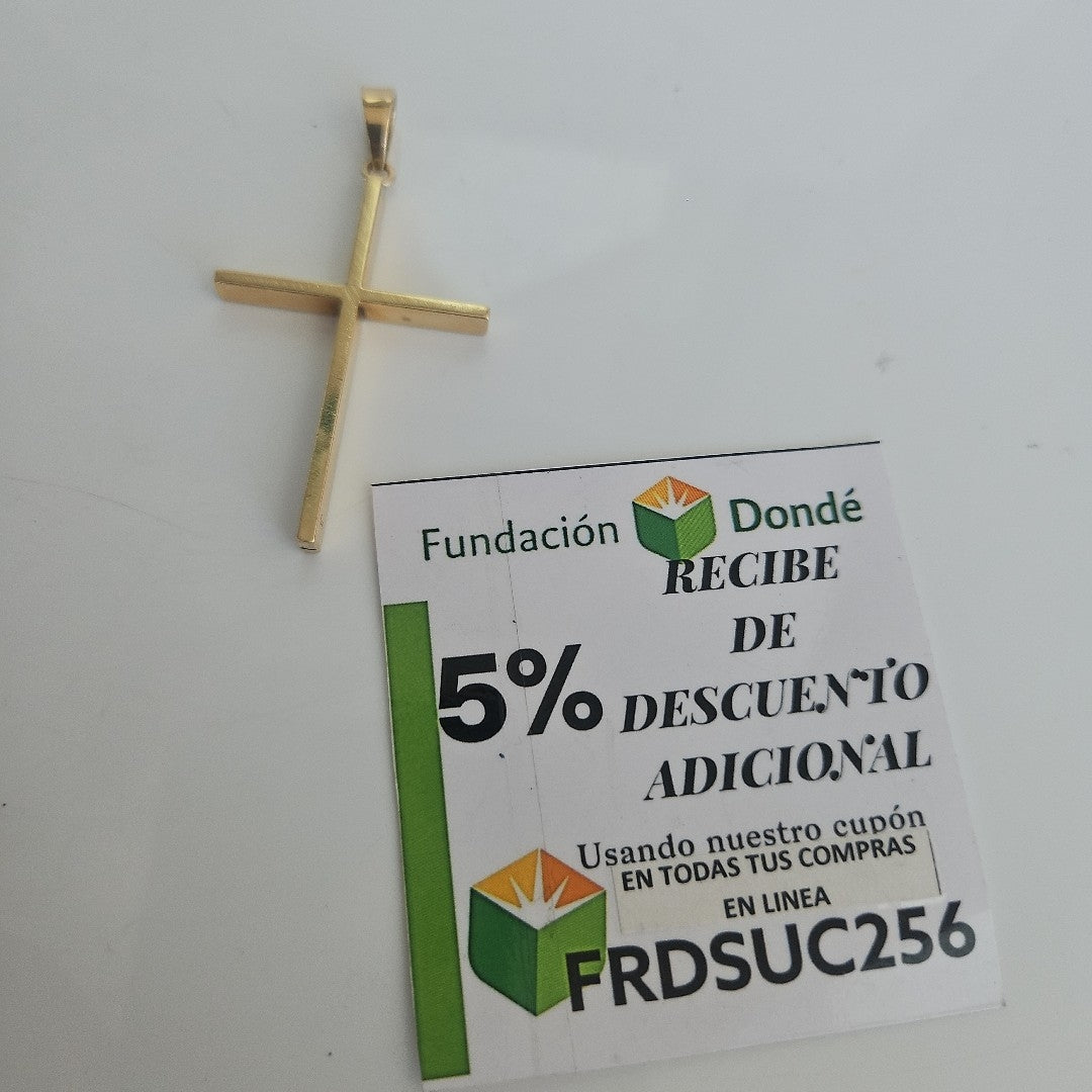CRUZ ORO 14 K 8.8 GRMS (SEMINUEVO)