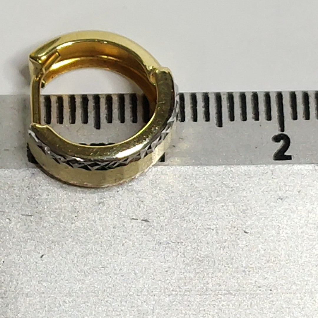ARRACADAS PAR ORO 14 K 1.3 GRMS (SEMINUEVO)