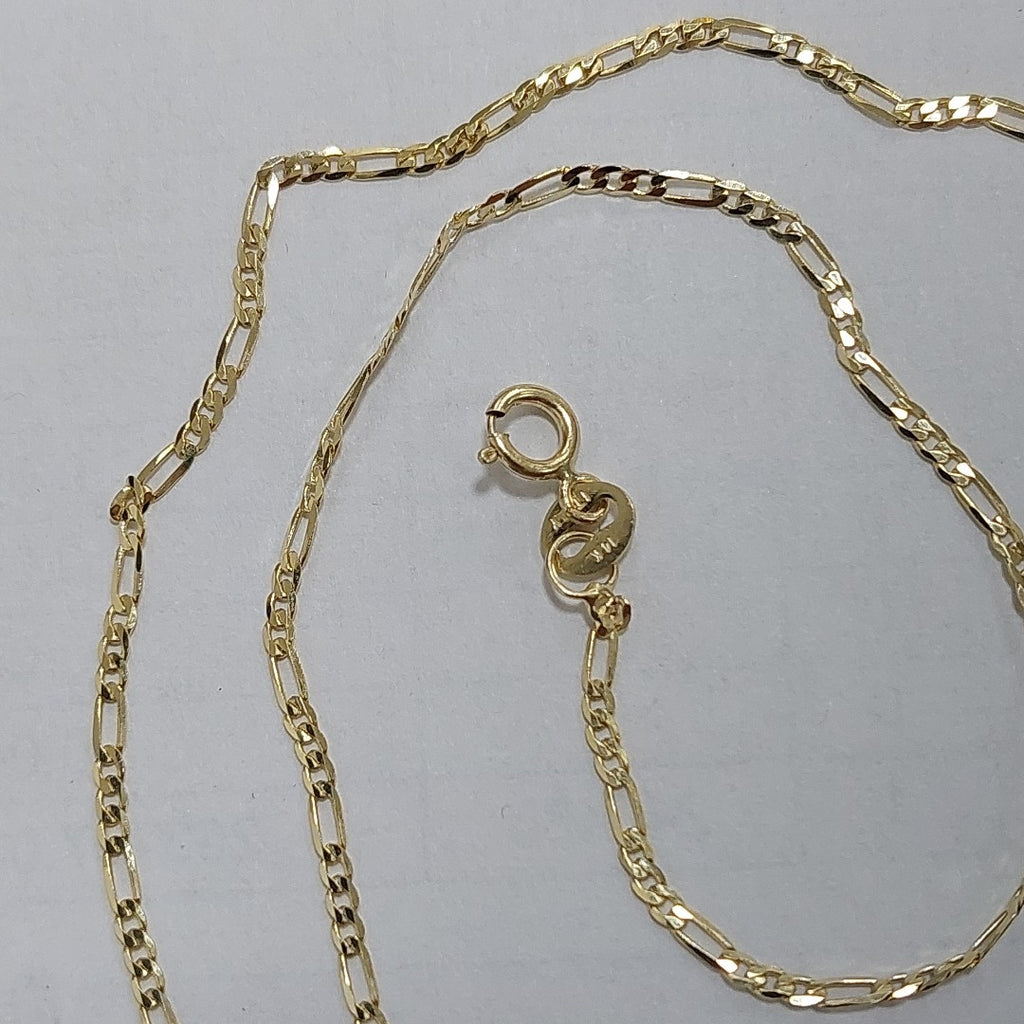 CADENAS CARTIER 3 1 AMARILLA ORO 14K 1.9 (NUEVO)