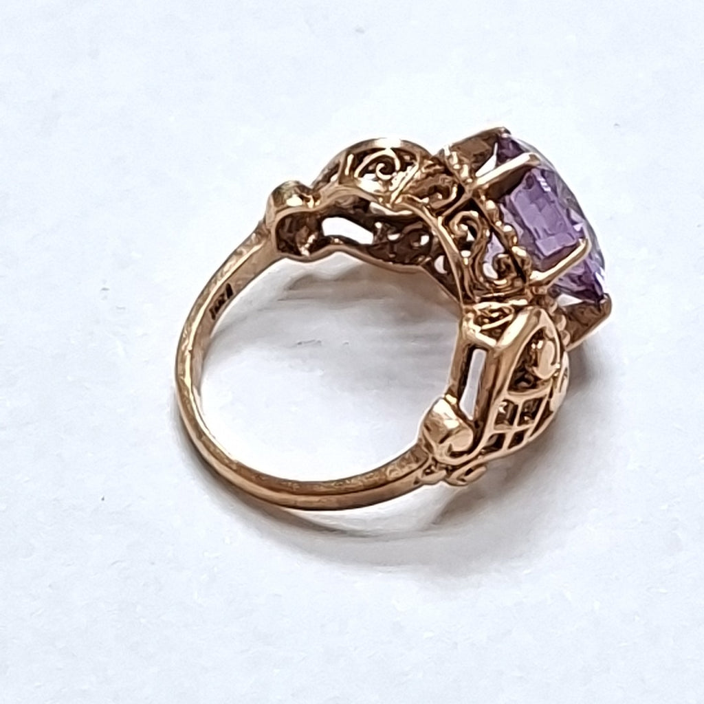 ANILLO ORO 14 K 4,10 GRMS (SEMINUEVO)