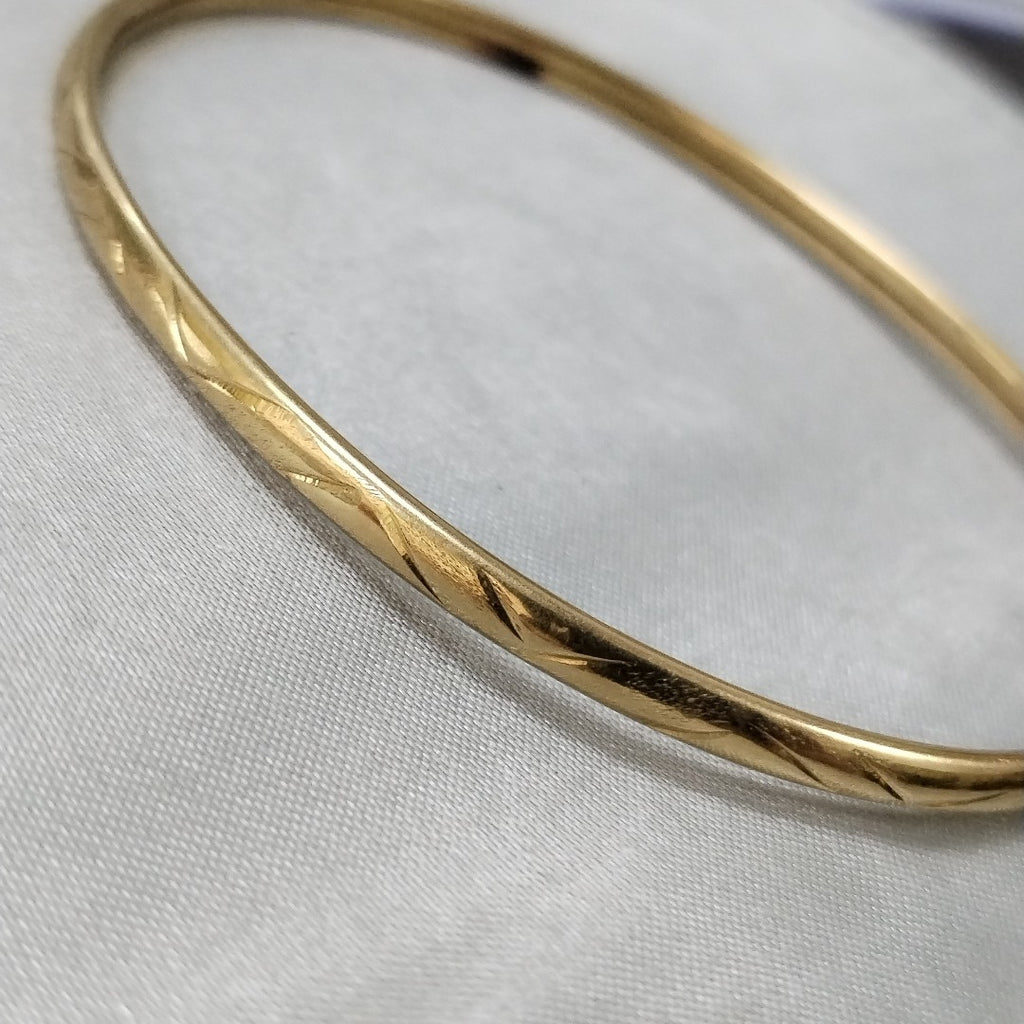 PULSERA RIGIDA ORO 10 K 4,90 GRMS (SEMINUEVO)