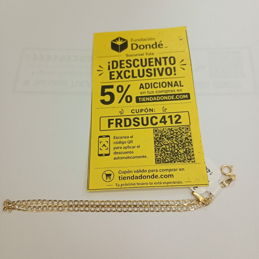 PULSERAS CABALLERO ORO 14K 1.7 (NUEVO)