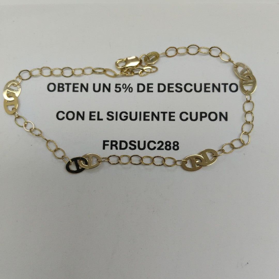 PULSERA ESPECIAL 14K 21 CM 1.9 GR (NUEVO)