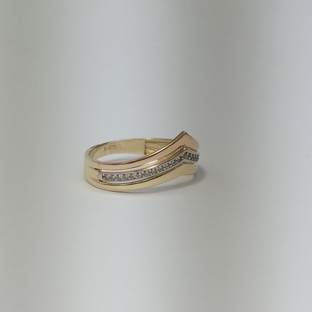 ANILLOS DAMA ORO 14K 2 (NUEVO)