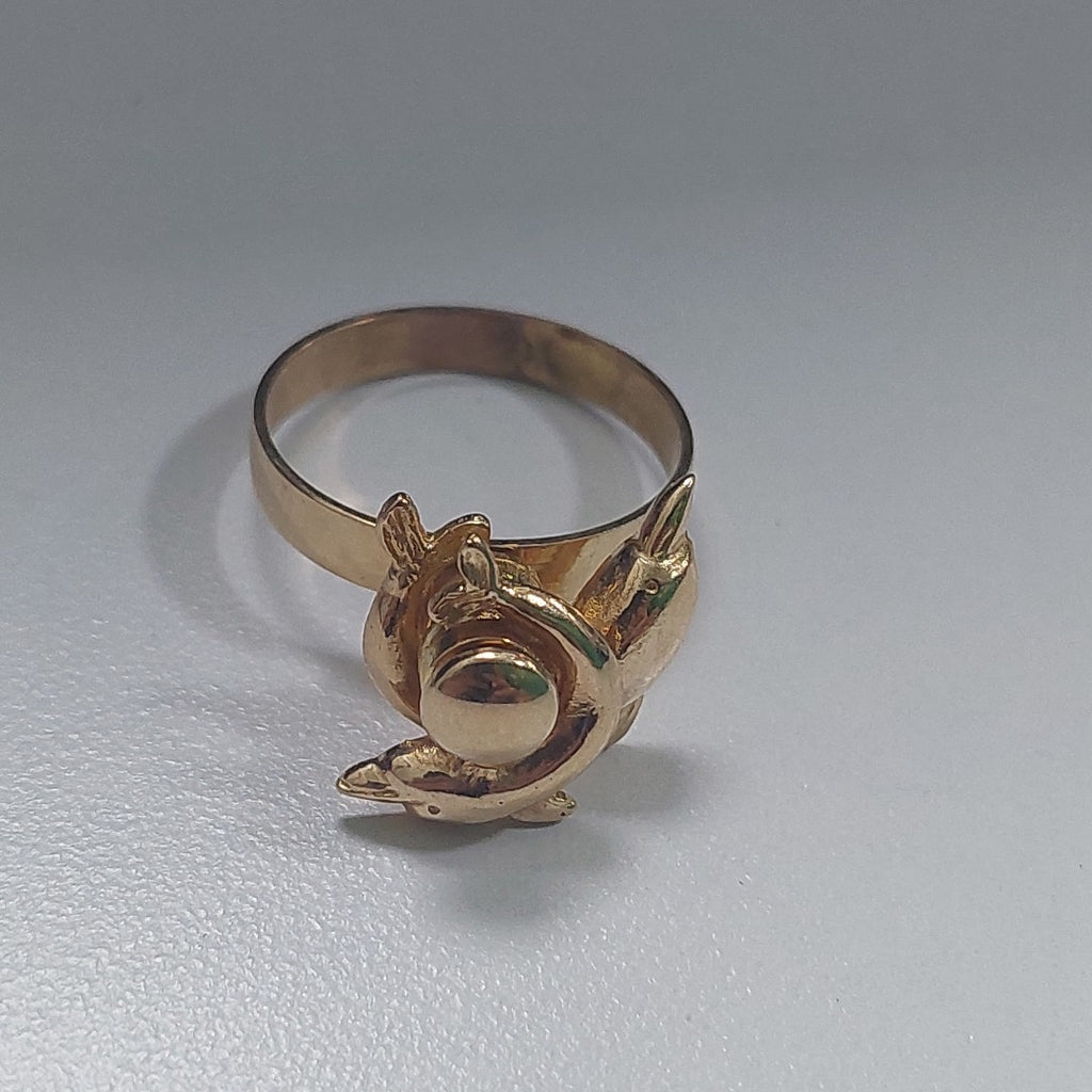ANILLO ORO 10 K 3,50 GRMS (SEMINUEVO)