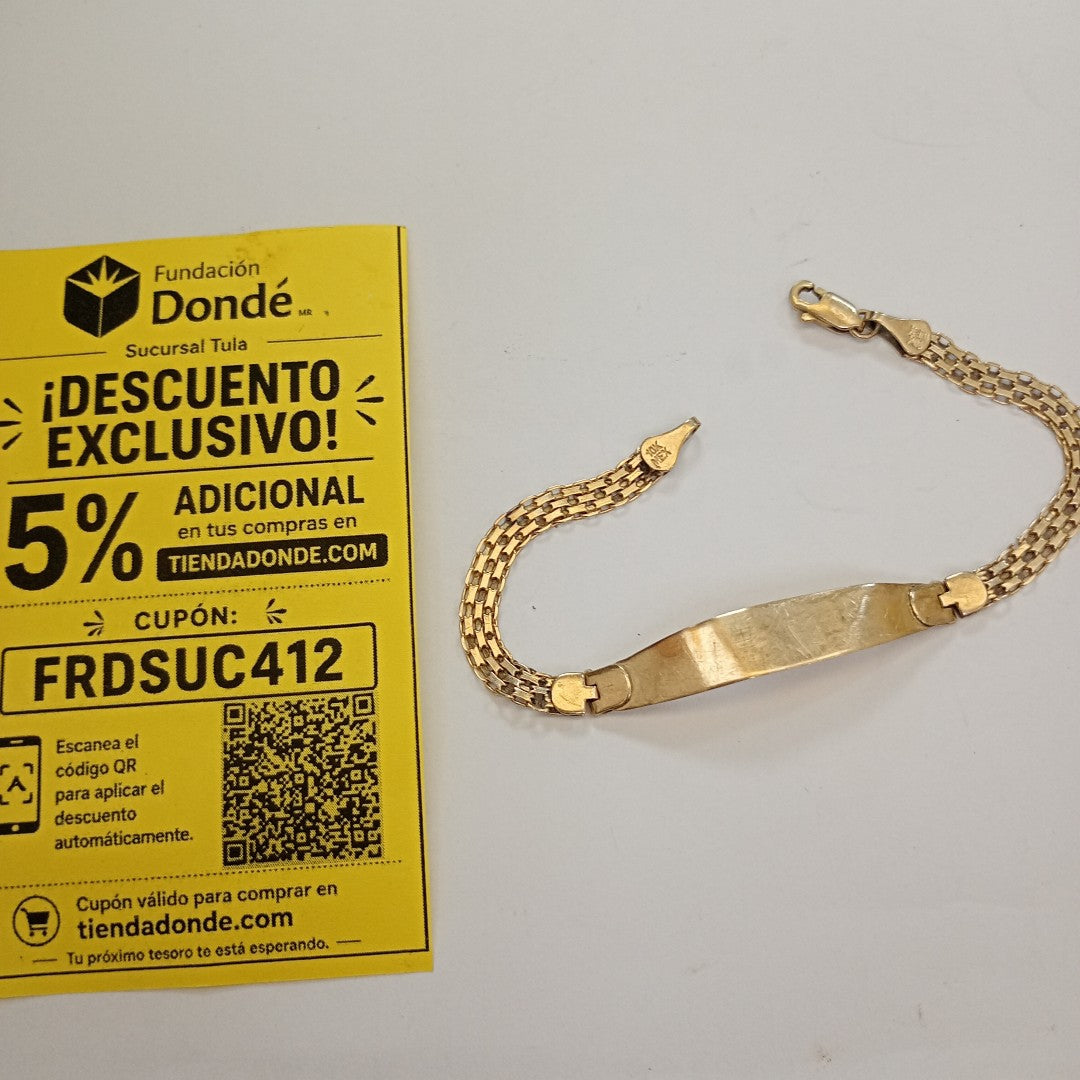 ESCLAVA ORO 10 K 4.8 GRMS (SEMINUEVO)