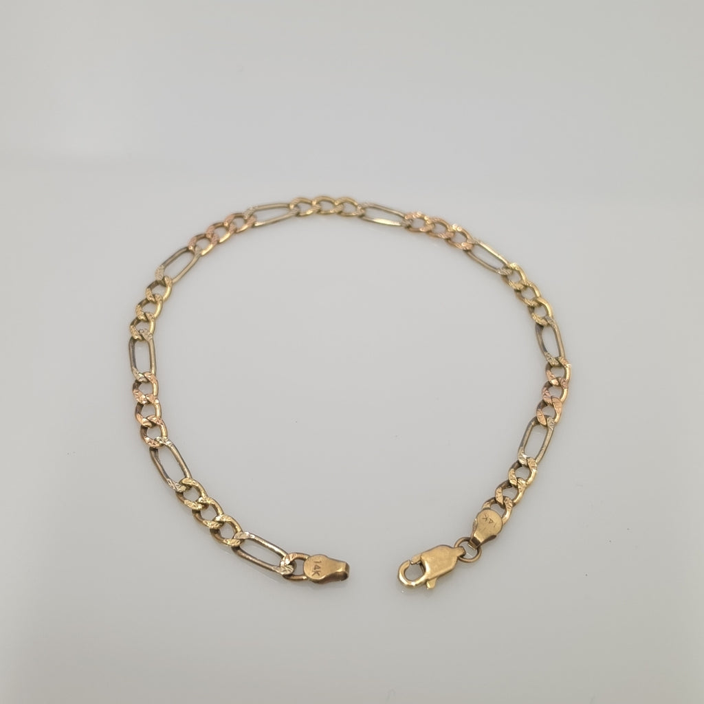 PULSERA ORO 14 K 3.2 GRMS (SEMINUEVO)