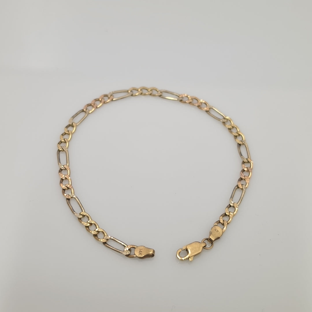 PULSERA ORO 14 K 3.2 GRMS (SEMINUEVO)