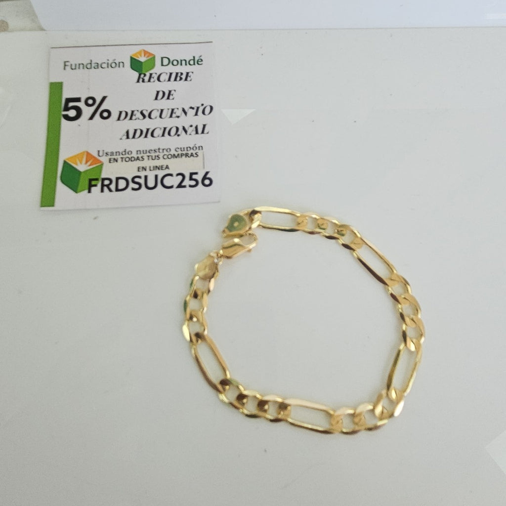 PULSERA 3X1 14K 21 CM 14.6 GR (NUEVO)