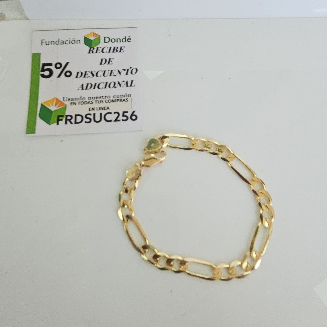 PULSERA 3X1 14K 21 CM 14.6 GR (NUEVO)