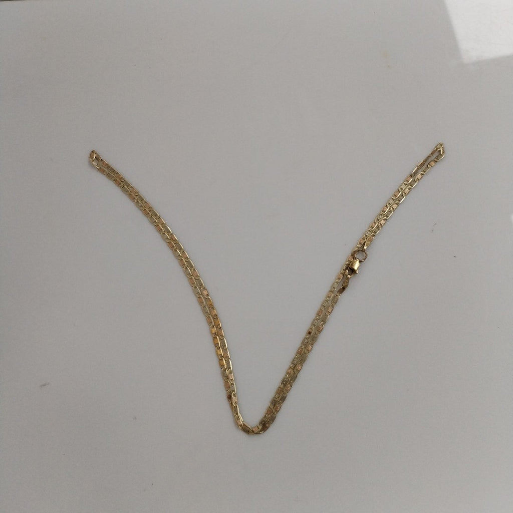 CADENA ORO, ORO COMBINADO 10 K 3.3 GRMS (SEMINUEVO)