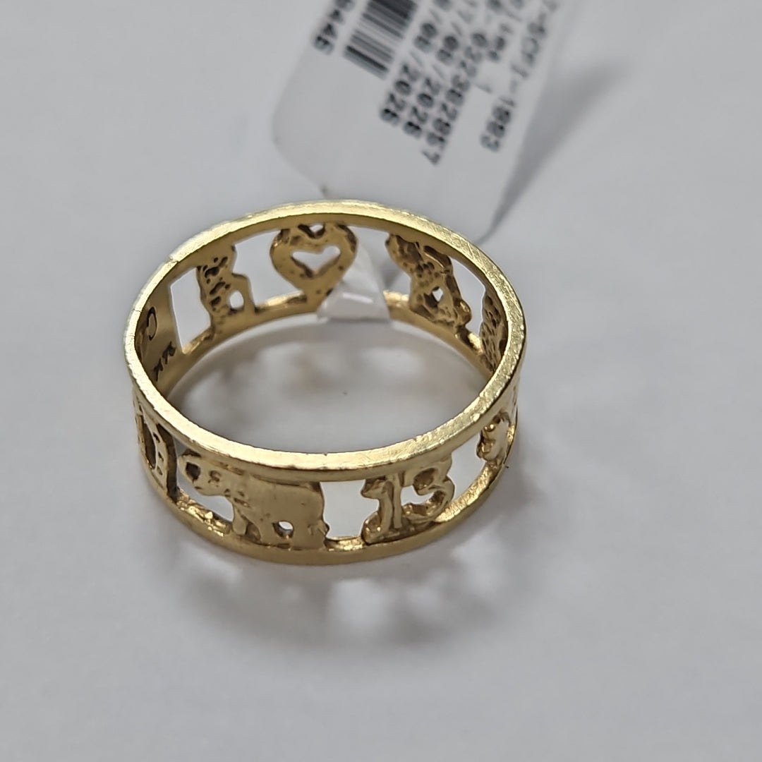ANILLO ORO 14 K 3,10 GRMS (SEMINUEVO)