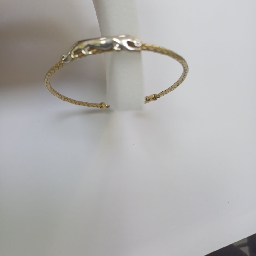 PULSERA RIGIDA ORO 14 K 6,00 GRMS (SEMINUEVO)