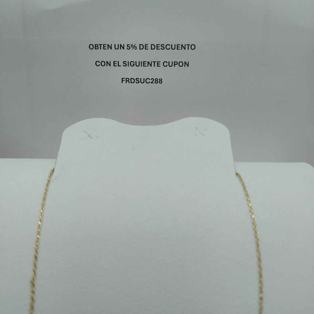 CADENA TORZAL 14K 55 CM 2.9 GR (NUEVO)
