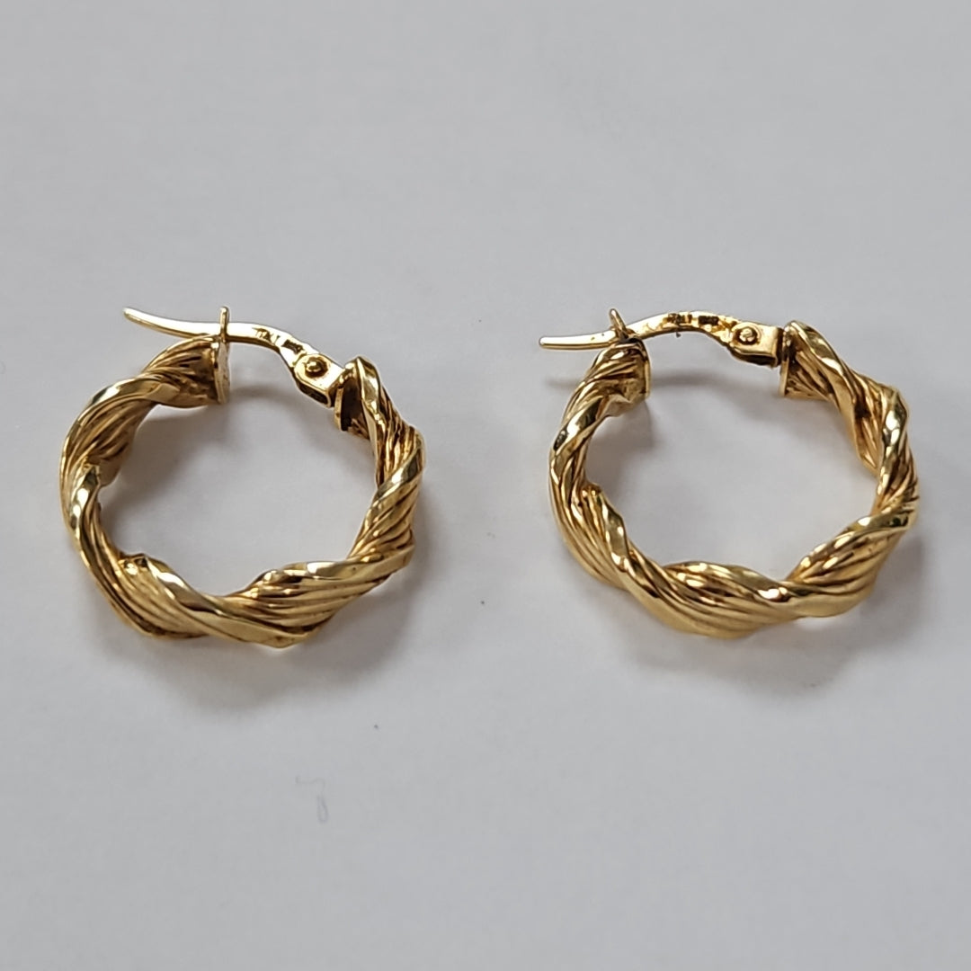 ARRACADAS PAR ORO 14 K 1,90 GRMS (SEMINUEVO)