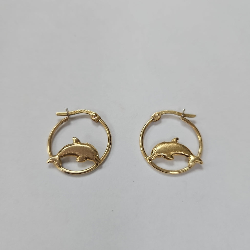 ARETES PAR ORO 14 K 1.9 GRMS (SEMINUEVO)