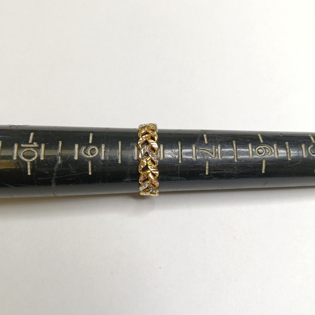 ANILLITO ORO COMBINADO 10 K 3 GRMS (SEMINUEVO)