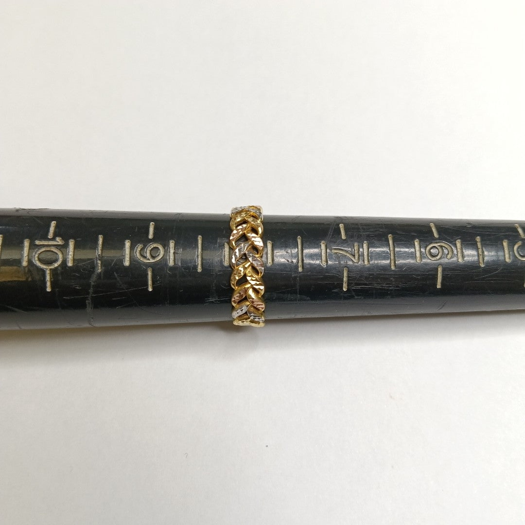ANILLITO ORO COMBINADO 10 K 3 GRMS (SEMINUEVO)