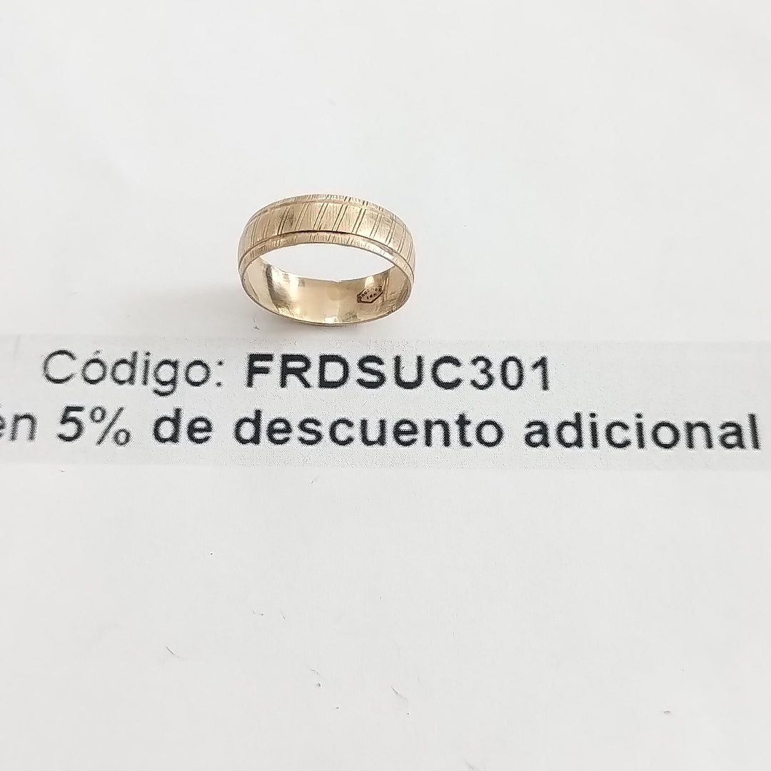 ARGOLLA ORO 14 K 2.3 GRMS (SEMINUEVO)