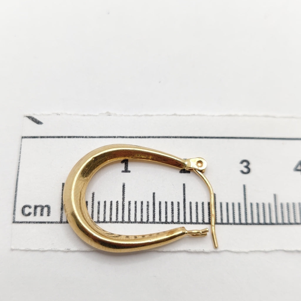 ARRACADAS PAR ORO 14 K 1.5 GRMS (SEMINUEVO)