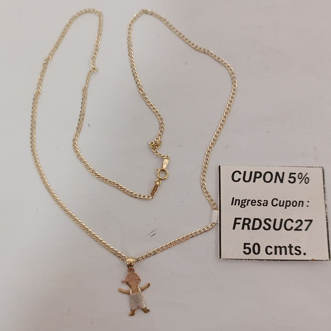 CADENA, DIJE ORO 14 K 4.1 GRMS (SEMINUEVO)