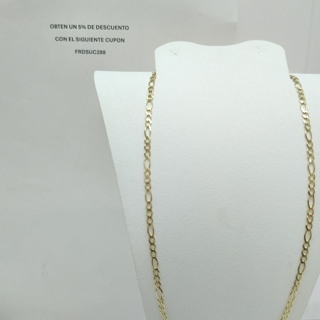 CADENA 3X1 14K 60 CM 9 GR (NUEVO)