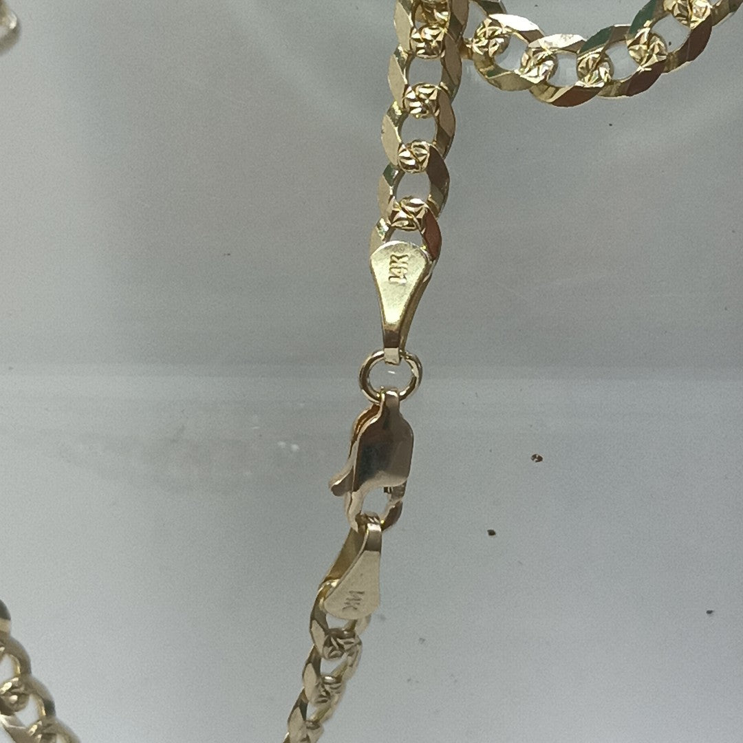 CADENA BARBADA 14K 60 CM 21.3 GR (NUEVO)